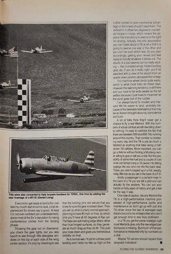 Air Combat Magazine Flying Classic Warbirds Summer 1989 Props To Jets - Picture 2 of 3