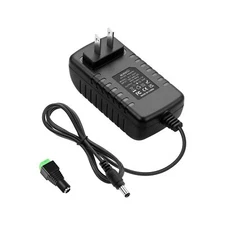 	24V 1A DC Power Supply Adapter 24W 100-240V AC to DC Converter	