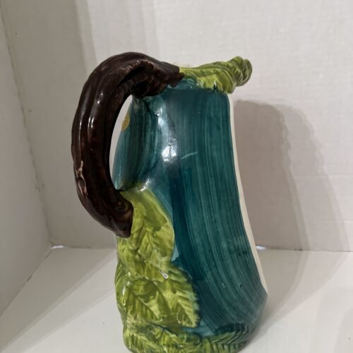Watermelon Slice Pitcher Or Vase With Handle GBK Ltd Serving 7.5" H Vintage - Picture 7 of 22