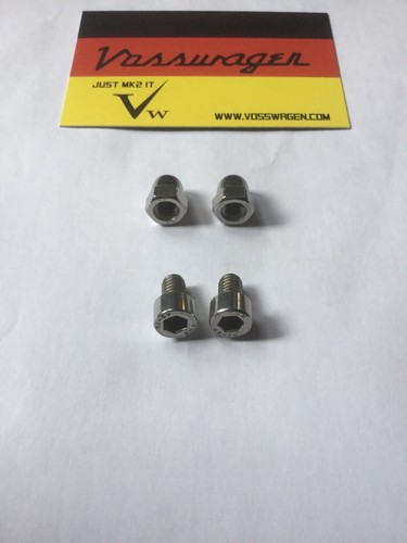 NEW GOLF JETTA SCIROCCO CORRADO MK1 MK2 FRONT SEAT RUNNER RAIL ADJUST NUTS BOLTS - Picture 3 of 4