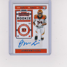2019 Panini Contenders Rookie Ticket #292 Jordan Ellis RC Auto Bengals