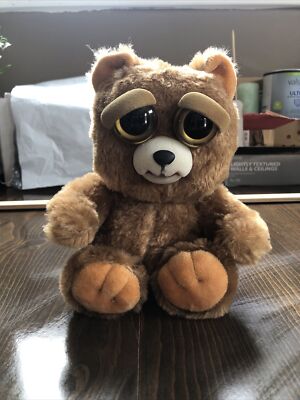 Feisty Pets Plush Sir Growls A Lot Brown Teddy Bear Toy Squeeze