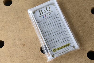 B&Q - Eyelashes - 0.10D-15mm - Lash Clusters - Sealed