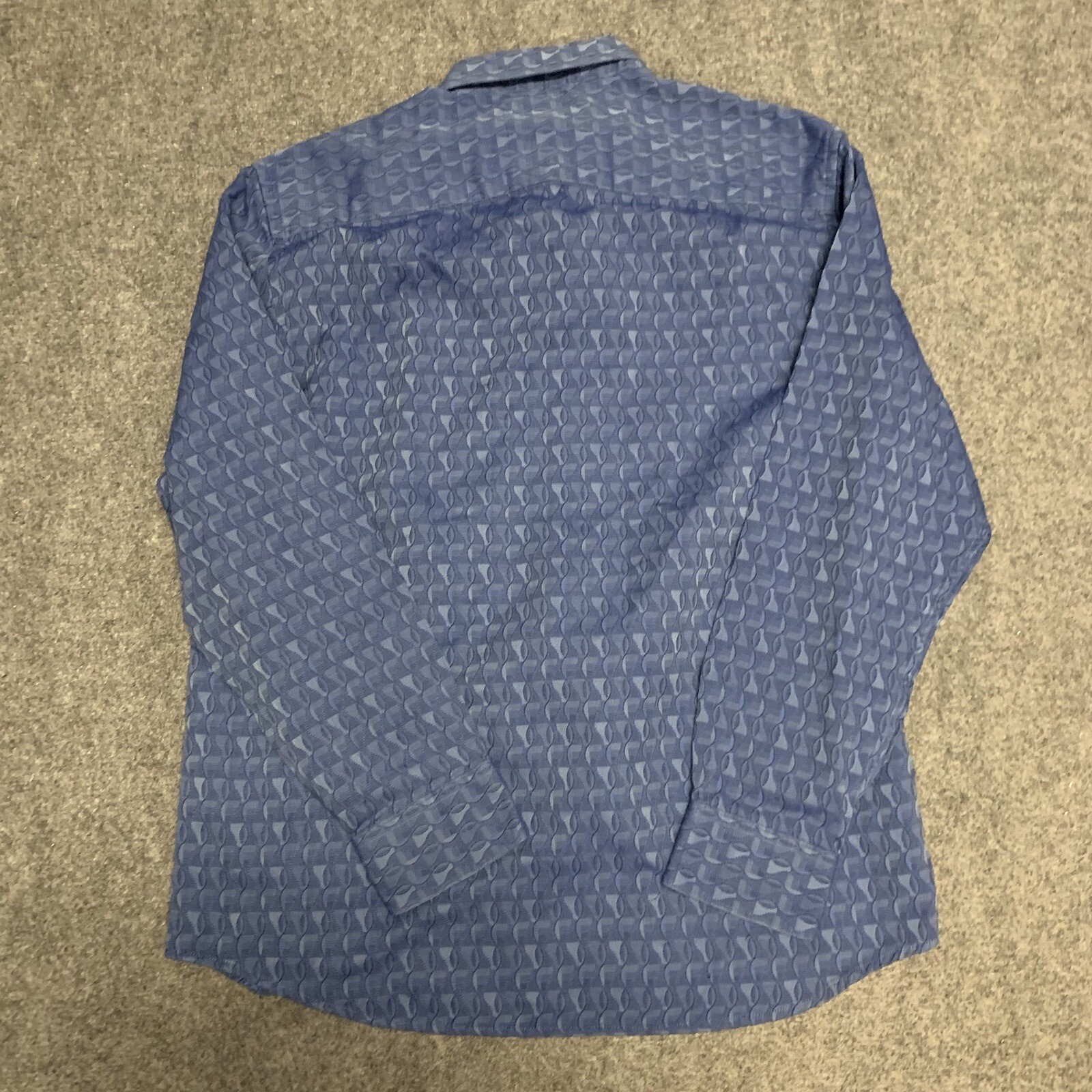 Jhane Barnes Frequency Geometric Button Shirt Men… - image 2