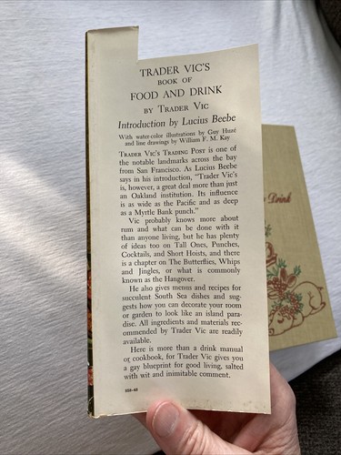 Trader Vic's Book of Food and Drink 1946 First Edition Illustrated W/Dust Jacket - Picture 6 of 18