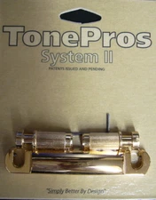 T1Z-G TonePros Metric Stopbar Tailpiece Gold Finish