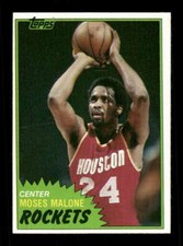 1981-82 Topps 14 Moses Malone EXMT 02 BXCP31
