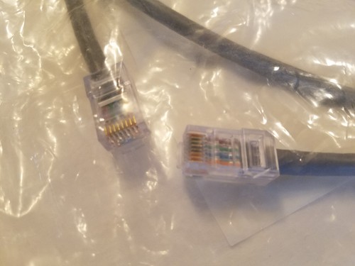 Category 5e U/UTP Patch Cord UNC5-GY-5F Uniprise RJ45-RJ45 Gray - QUANTITY OF 4 - Picture 4 of 4