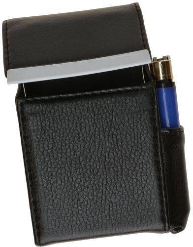 Genuine Leather Cigarette Pack Holder Flip-Top Pouch Smoke Carrying Hard Case - Picture 2 of 24