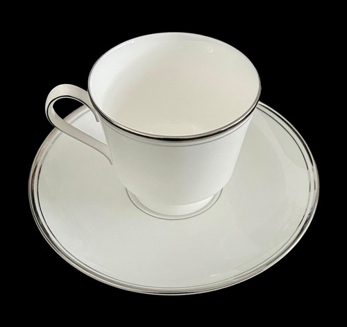 Set Of 4 Mikasa Narumi Briarcliffe Al-101 Bone China Footed Cup & Saucer Set New - Picture 5 of 17