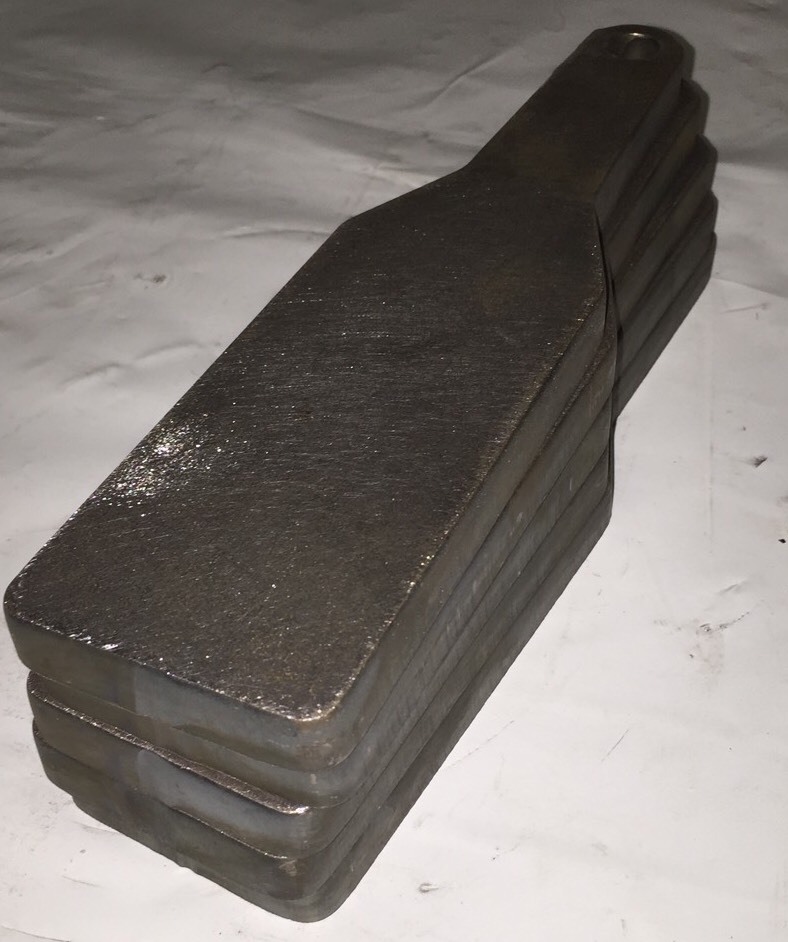 AR500 Steel Target Bottle 1/2" X 10" X 2.5" Set Of 5