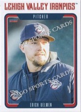 2023 Lehigh Valley IronPigs Erich Uelmen RC Rookie Philadelphia Phillies