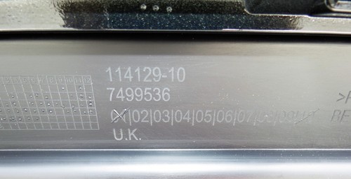 Genuine Mini Cooper F56 Complete Rear Bumper in Midnight Black 4 Parking Sensor* - Picture 11 of 12
