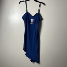 Forever 21 Blue Spaghetti Straps Midi Women's Dress Size L