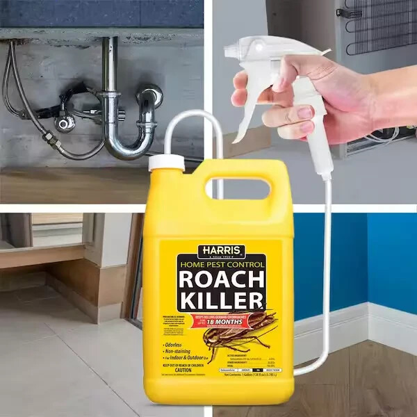 Pest Control Roach Killer Spray 1 Gal. Odorless NonStaining Indoor