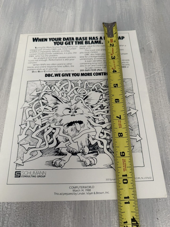 COMPUTERWORLD Advertisement Ad Linder, Voyer & Brown 1988 - Image 3 of 4