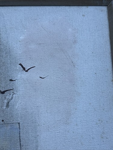 BUD SHACKELFORD PAINTING MODERNIST OLD FAMILY BARN ABSTRACT FAMOUS LISTED OIL - Picture 19 of 24