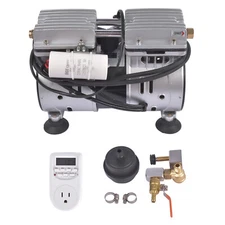 Pond Aerator, 550W 5.2CFM for 3 Acre 50' Includes 3/4 Timer & Valves,No Diffuser