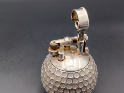 Seltener antiker Dunhill Golfball Benzinfeuerzeug - Sterlingsilber 925 - BA08-1495 - Bild 11 von 21