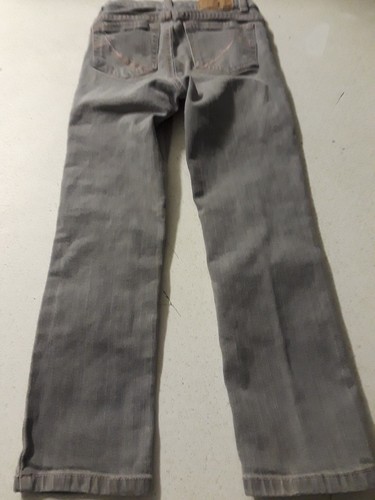 Place est 1989 girls skinny straight gray jeans sz 6 - Picture 2 of 3