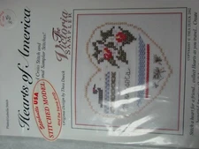 NEW Hearts of American Cross Stitch Kit MINNESOTA The Victoria Sampler