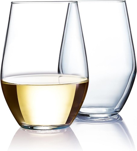 Luminarc 290581 Concerto 19oz Stemless Wine Glasses, Set of 4, 19 oz, Clear - Picture 9 of 11