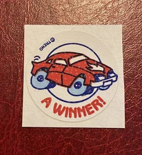 Vintage Scratch & Sniff Sticker. Rare TM is upside Down. Read Item Description