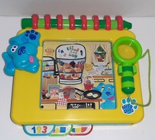 Vintage Blues Clues Handy Dandy Notebook Seek Find Game Search Magnifying Glass