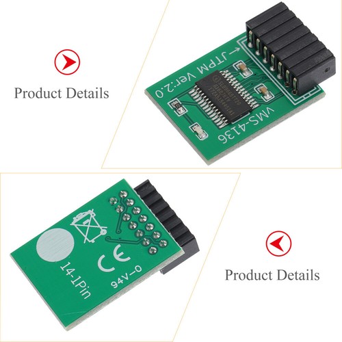 Security Header Key Encryption Remote Card Module for Motherboard - Afbeelding 12 van 12