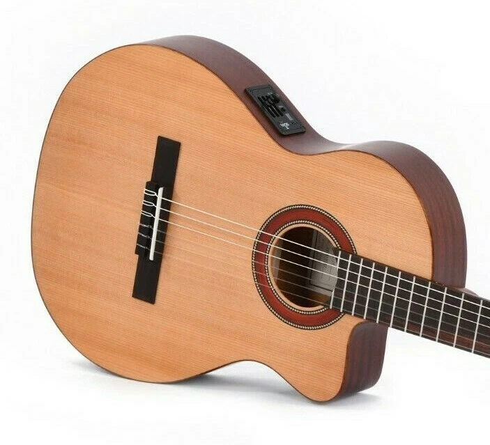 Sigma Guitar / Guitar Concert CTMC-2E + Cut + Sigma EQ with Cedar Top EXHIBITOR - Image 3 of 4
