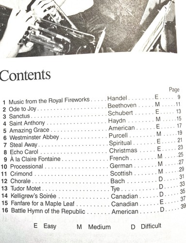 The Canadian Brass Book of Beginning Quintets, 1st Trumpet Book - Picture 2 of 7