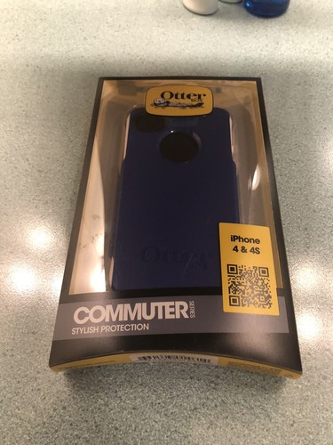 OtterBox Commuter Case für iPhone 4/4S, Zirkon Blau/Weiß (77-18833) - Bild 1 von 2