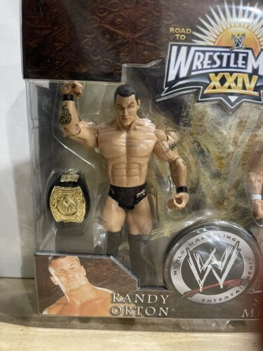 JAKKS WWF ROAD TO WRESTLEMANIA RANDY ORTON SHAWN MICHAELS WRESTLING FIGURE WWE - Picture 2 of 6
