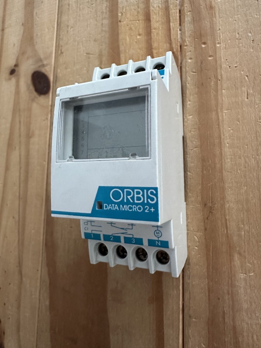 ORBIS DATA 2+ MICRO DIGITAL TIME SWITCH 230V 50-60HZ UK
