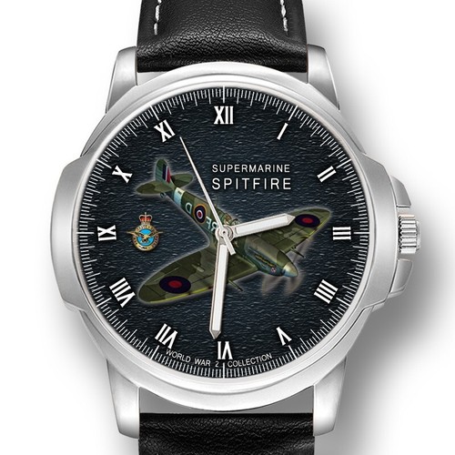 RELOJ SUPERMARINE SPITFIRE AVIÓN RAF HOMBRE CUMPLEAÑOS ANIVERSARIO REGALO - Imagen 14 de 14
