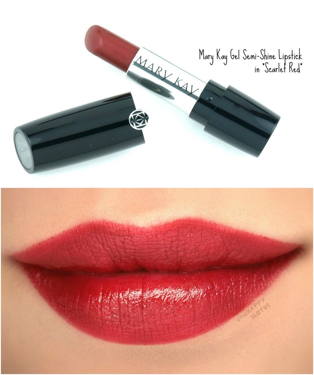 Mary Kaygel Semi-shine Lipstick Scarlet Red | eBay