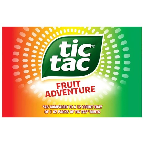 Tic Tac Fruit Adventure Mints - 12 Stück, Glutenfrei 1,7 oz bunte Erfrischungen - Bild 9 von 9