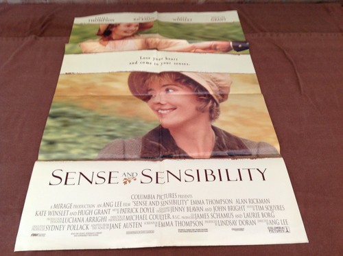 1995 Sense And Sensibility Original Movie House Full Sheet Poster