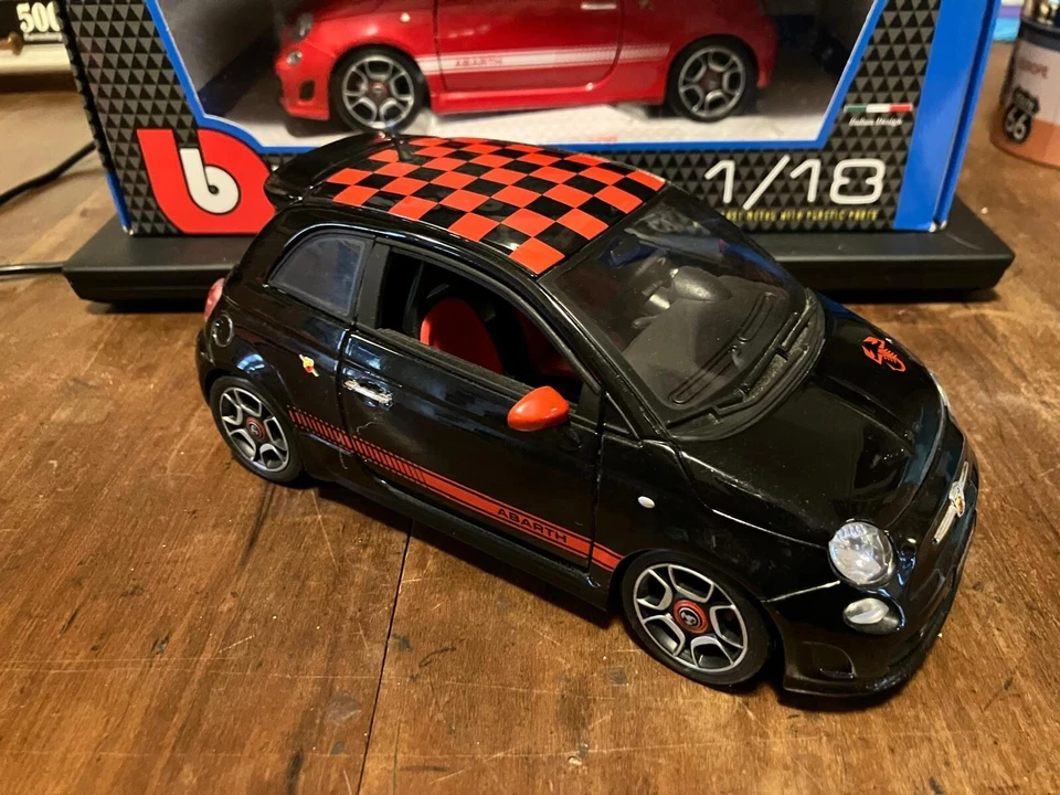BURAGO BBURAGO 500 ABARTH 1:18 MADE IN CHINA - Immagine 3 di 4