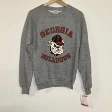 Vintage 1980  s Georgia Bulldogs Crewneck, Russell, Deadstock NWT, Size Small