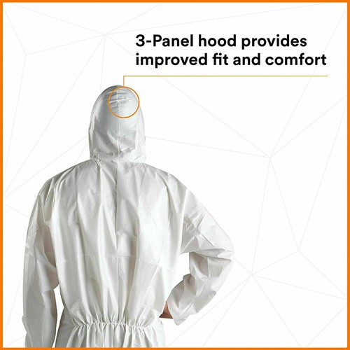 Coveralls Disposable White Overalls Breathable Paper Boiler Suit Painters SPRAY - Picture 3 of 6