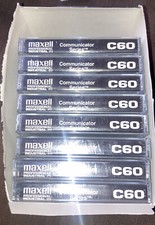 Maxell Professional Industrial Communicator Series C60 Cassette Tapes Set of 8