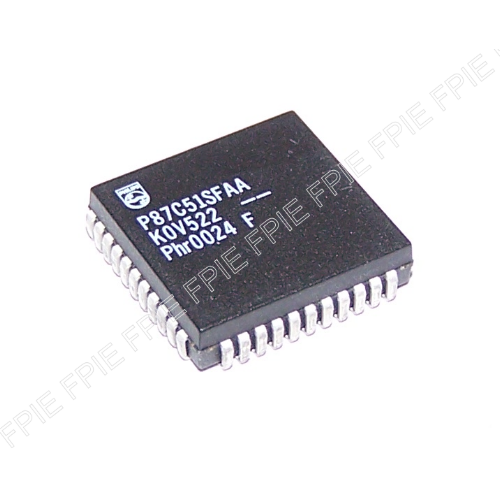 8-bit PLCC-44 Microcontroller by Philips (P87C51SFAA) - Picture 1 of 1