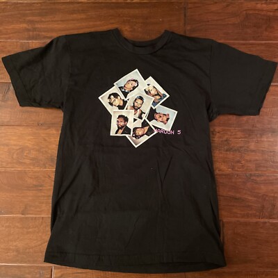 Maroon 5 Red Pills Blues Tour Black T Shirt Concert Band Woman s Size Medium