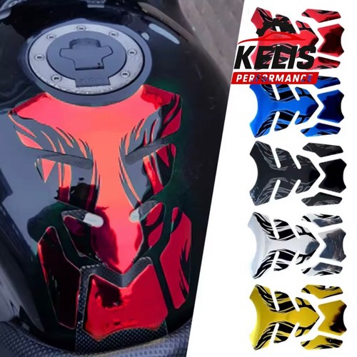 Cubierta protectora de gas aceite espina de pescado pegatina almohadilla tanque motocicleta 1 pieza decoración - Imagen 1 de 7