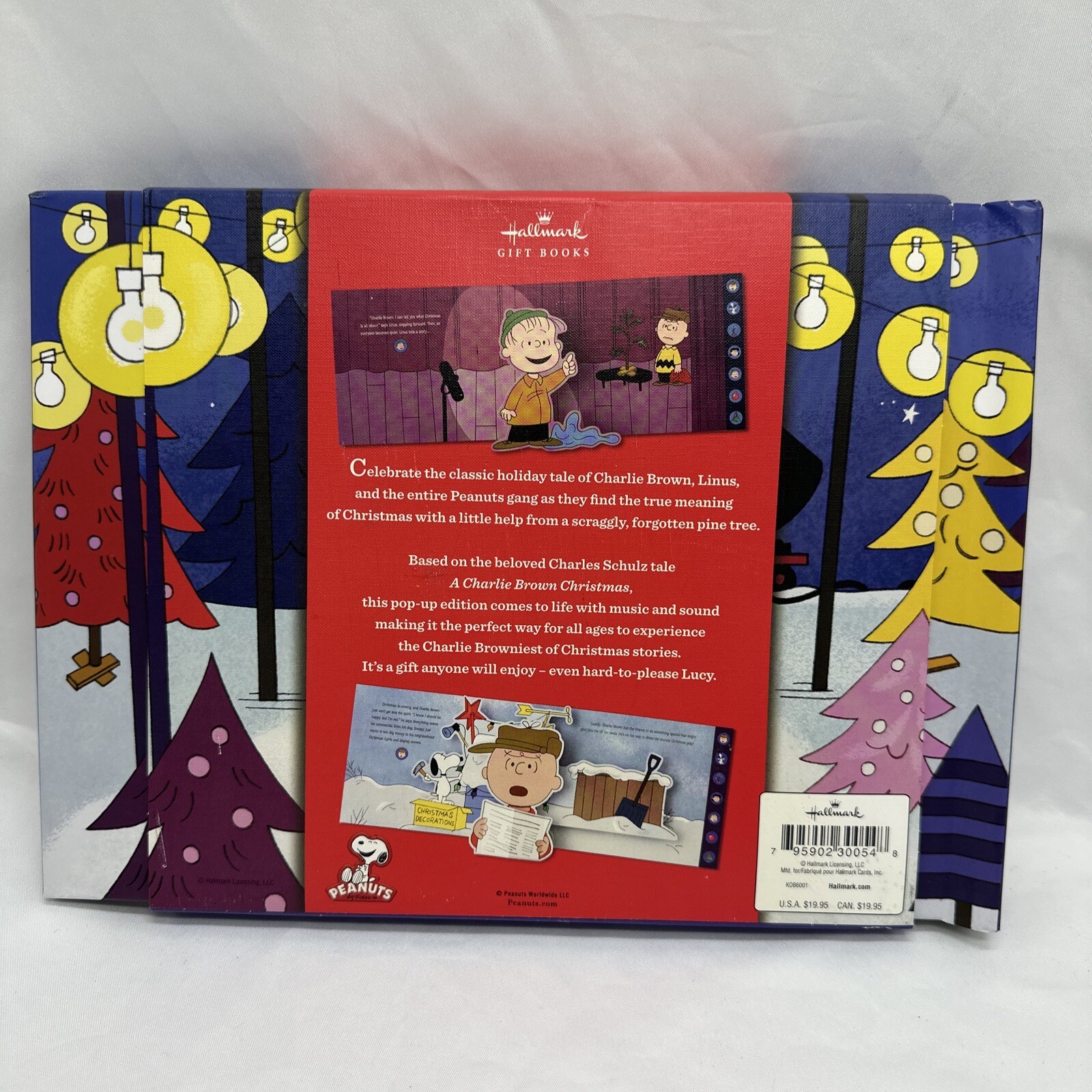 A Charlie Brown Christmas Tree Pop Up Book Hallmark Peanuts With