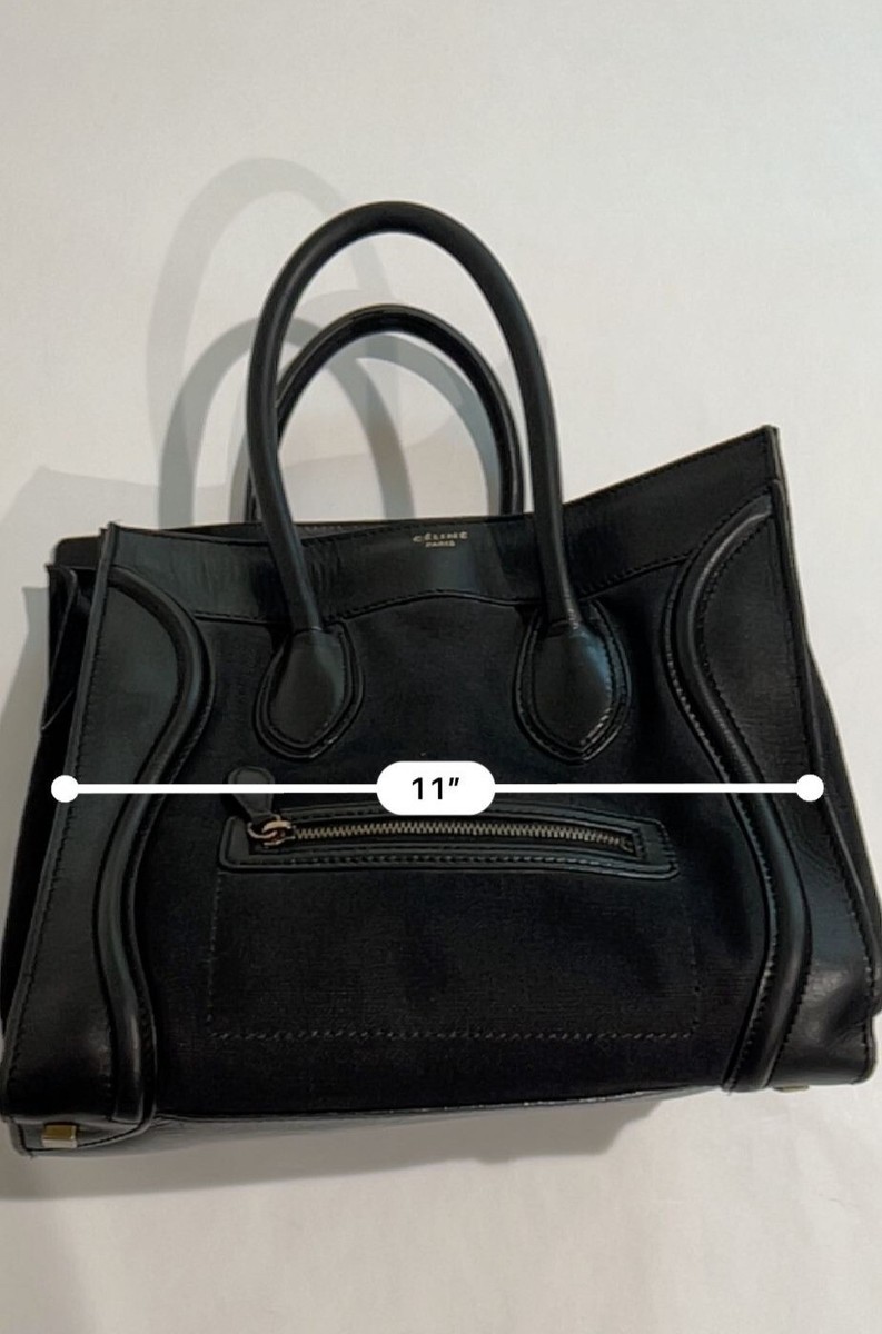 Celine Micro Luggage Handbag in Black | eBay Celine Micro Luggage Handbag in Black | eBay