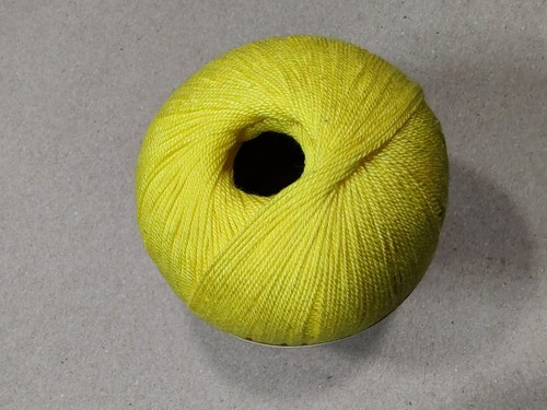 Hobbii Rainbow Lace 100% mercerisierte Baumwolle Farbe 54 gelb, Versand am nächsten Tag - Bild 13 von 14