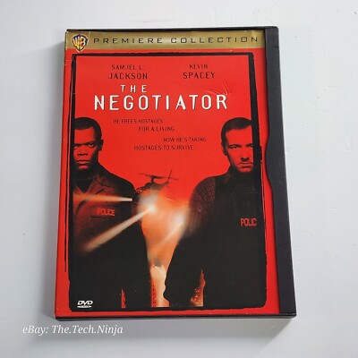 【廃盤】『エヴァースマイル、ニュージャージー』ダニエル・デイ=ルイス(DVD) The Negotiator (DVD, 1998) Samuel L Jackson, Kevin Spacey, David