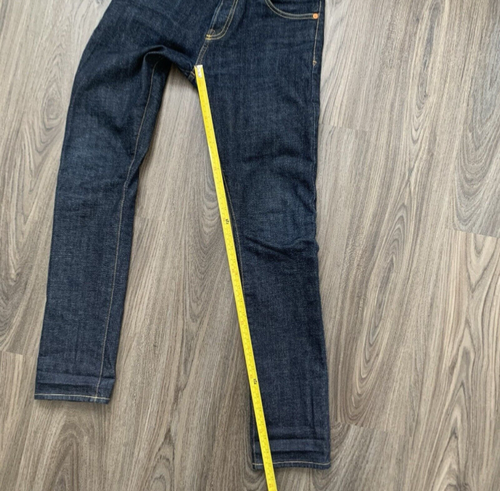 GAP 1969 Japanese Selvedge Raw Denim Jeans Men’s 28x30 Skinny Fit Button Fly Unw - Picture 10 of 10